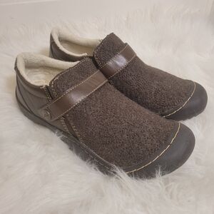 Jambu JBU Slip On Memory Foam Comfor Women's Size 9 Shoes Brown